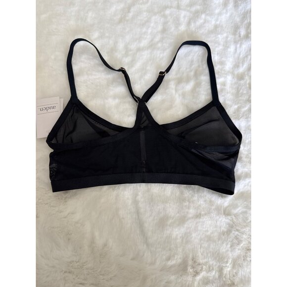 Auden size XS Smooth Unlined Wire-Free Racerback Bralette Black Sexy NEW - Picture 5 of 7